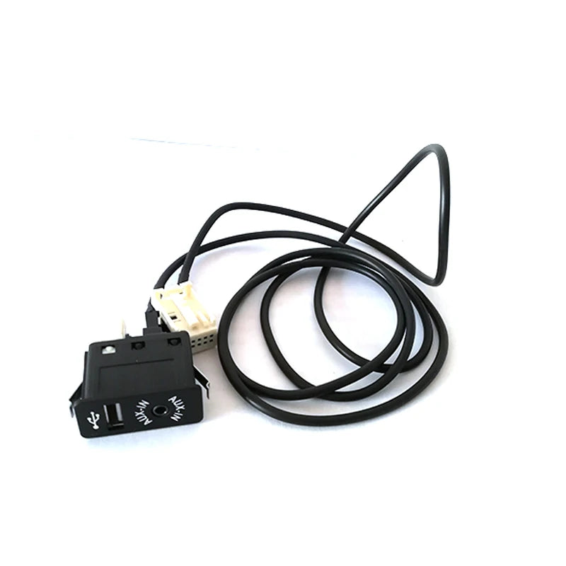 Aux USB Socket Car Radio Audio Adapter Cable For BMW E60 E63 E64 E66 E81 E82 E70 E90