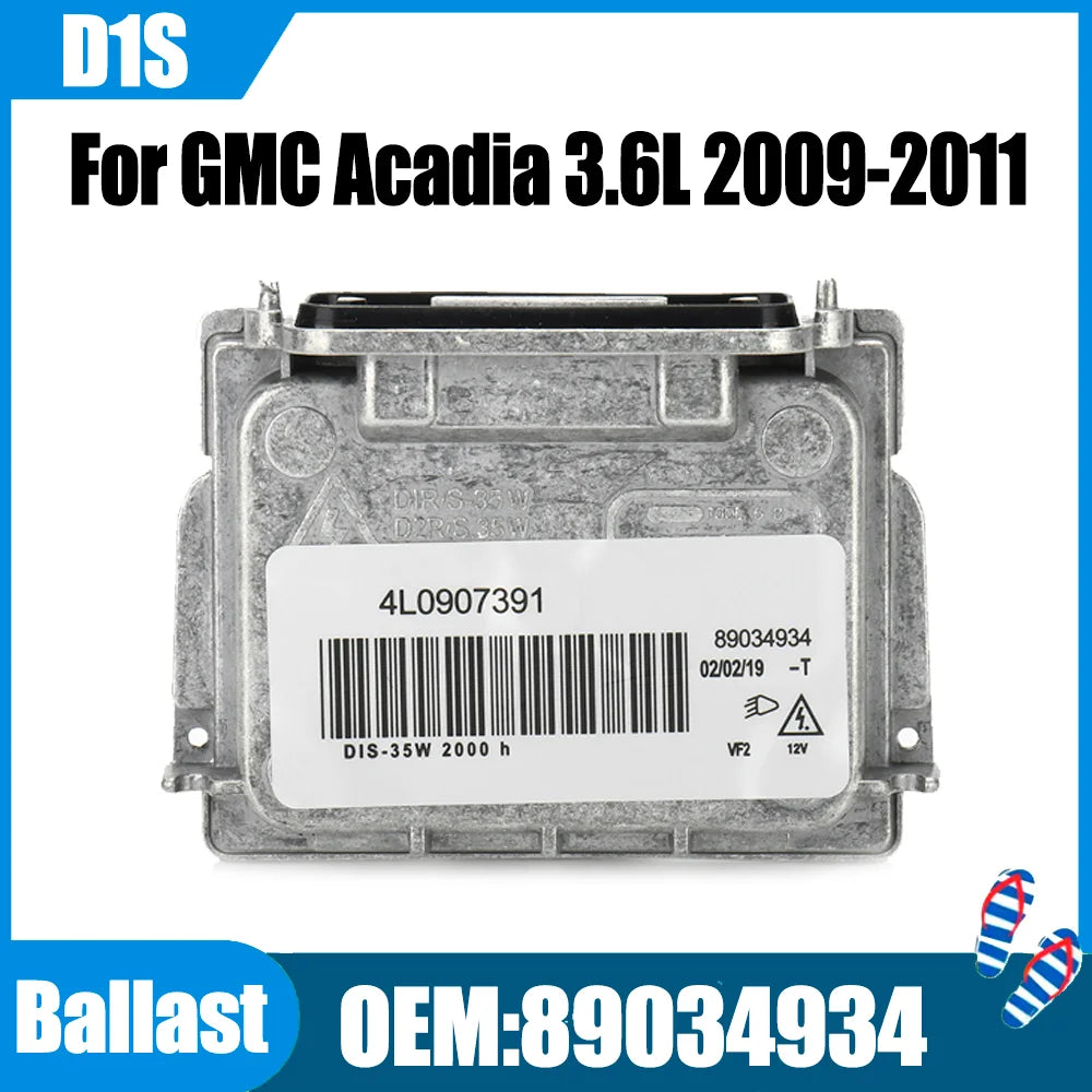 D1S Xenon HID Headlight Ballast Unit Controller Module For GMC Acadia 3.6L 2009-2011 4L090