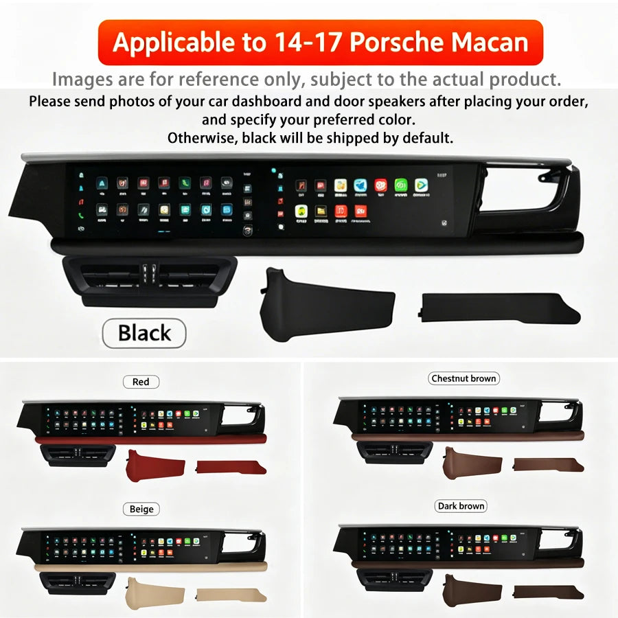 Dual 12.3Inch Touch Screen CarPlay Radio For Porsche Macan 2014-2017 Android GPS Multimedi | AUTOKITSHOP