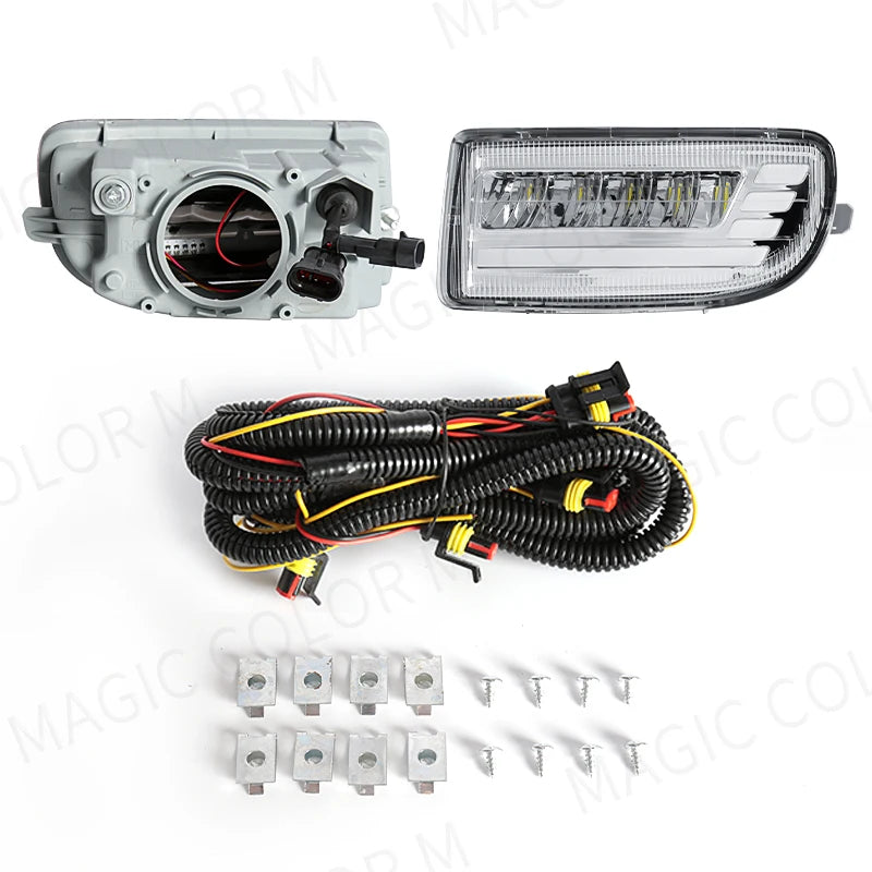 LED Fog Lights For Toyota Land Cruiser 100 LC100 UZJ100 FZJ10 1998-2008 Car DRL Turn Signa | AUTOKITSHOP