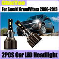 2X Low Beam LED Headlight 3570 CSP Chip 20000LM 120W High Power Car Turbo Light 6500K Whit