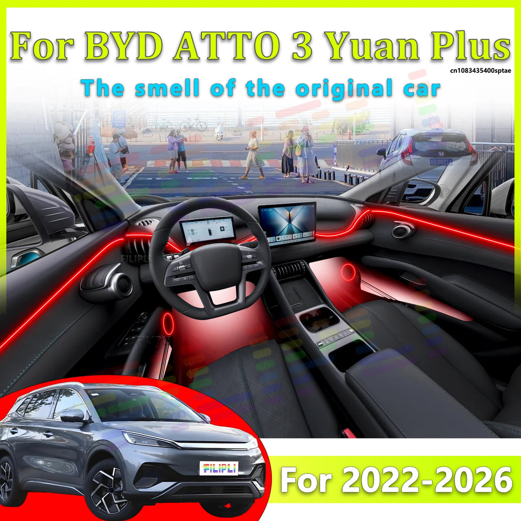 RGB - Ambient Light - for BYD 2022-2026 - App Control - Car Interior Lighting | AUTOKITSHOP