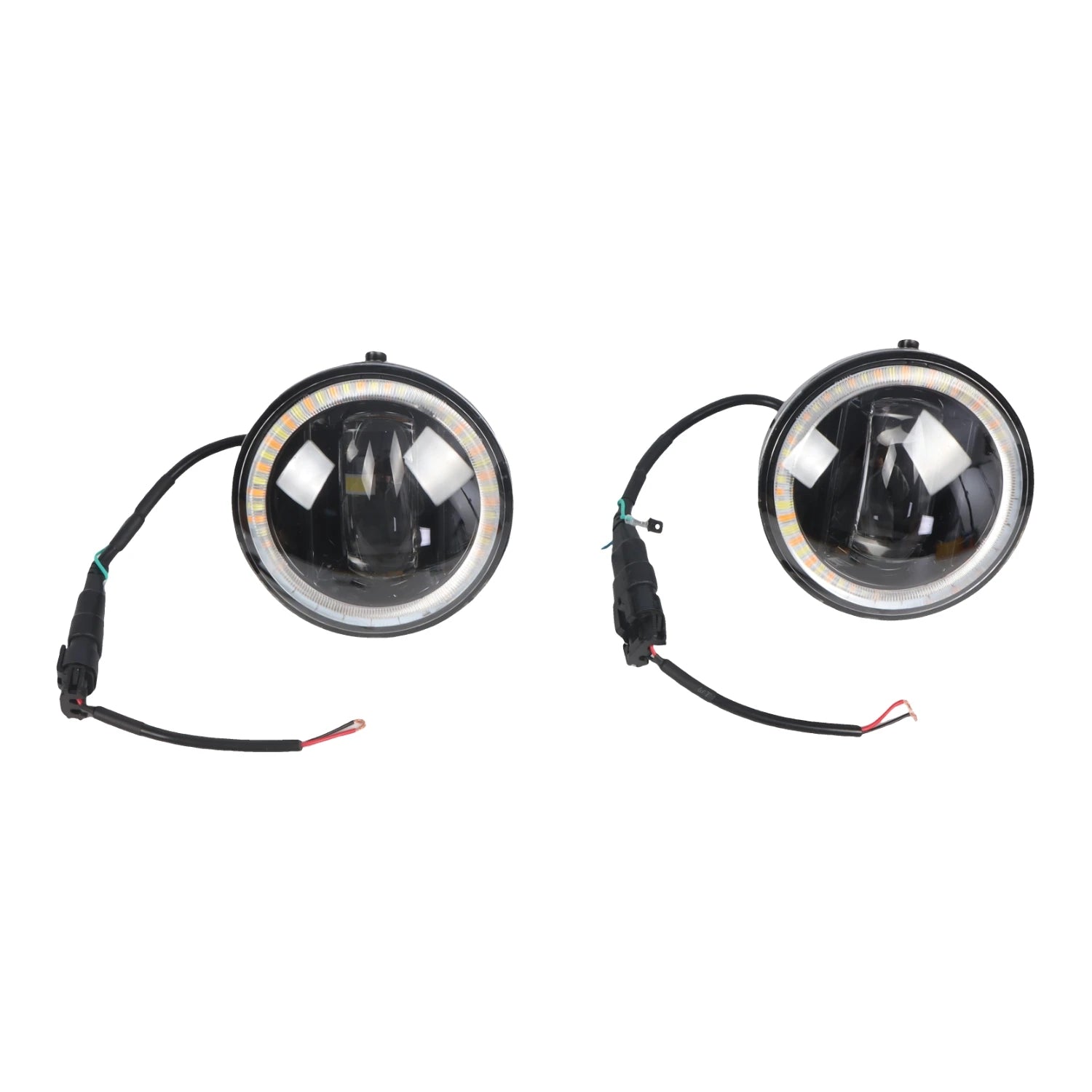 SINOCMP Bumper LED Fog Lights 4.7" For Toyota Tacoma 2005-2011 Tundra 2007-2013 Sequoia So