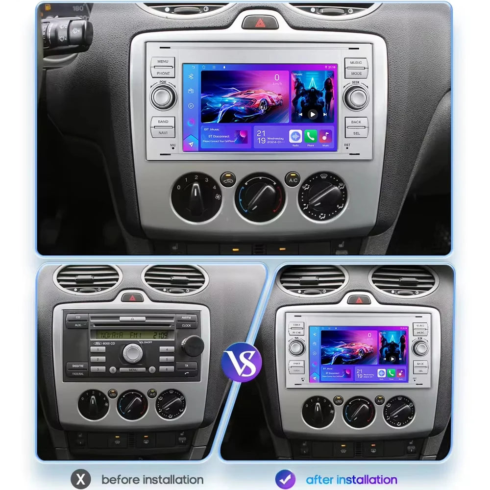 Android 16 For Ford Mondeo S-max Focus C-max Galaxy Fiesta Transit Fusion Connect Kuga Car | AUTOKITSHOP