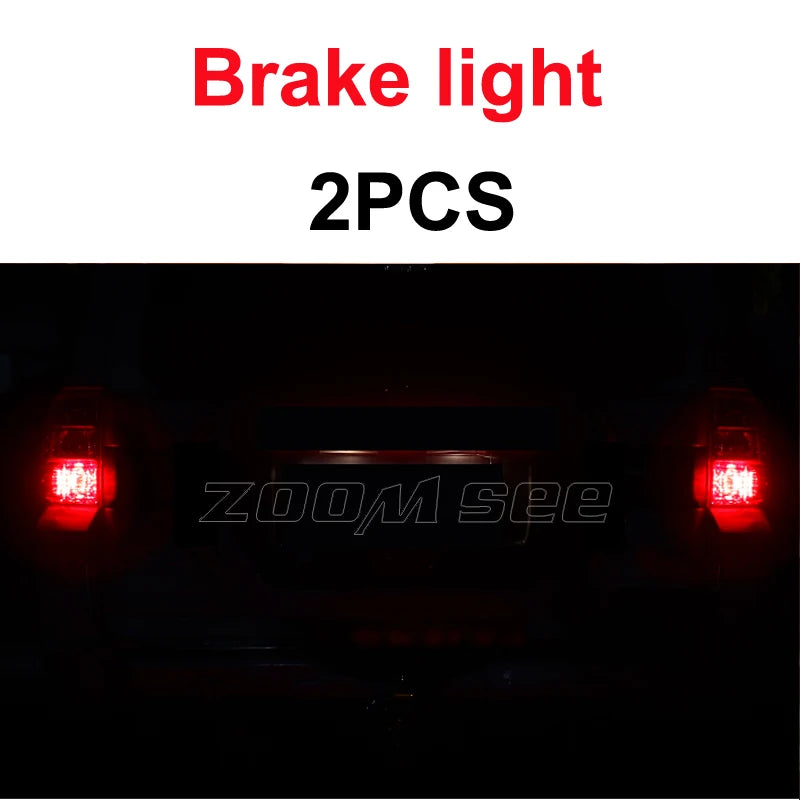 LED Interior and Exterior Light Kit For Toyota Prado 90 LC90 1996-2001 Headlight Fog Turn Signal Bulb Parking Brake Reverse Lamp