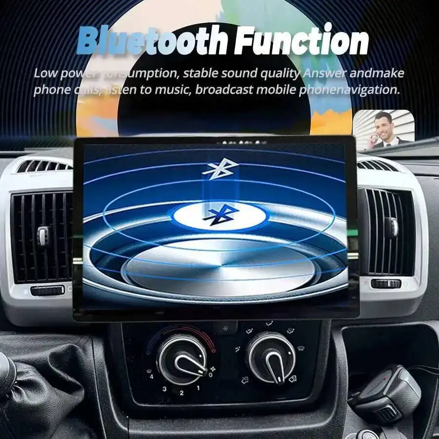 2K Android 15 Car Radio For Fiat Ducato 2006-2022 CarPlay GPS Navi Multimedia Player 12.5i | AUTOKITSHOP