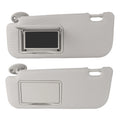 Gray Car Sun Visor Left Driver Side Gray High Hardness Sun Visor with Vanity Mirror Sun Visor - Automotive LED Light