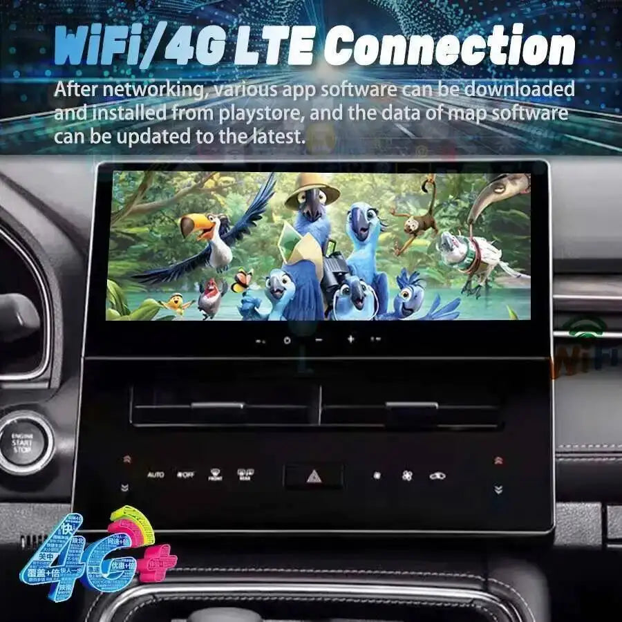 Navigation Monitor Android For Toyota Avalon 2024 2025 Car Stereo Radio Auto 12.3" Multime
