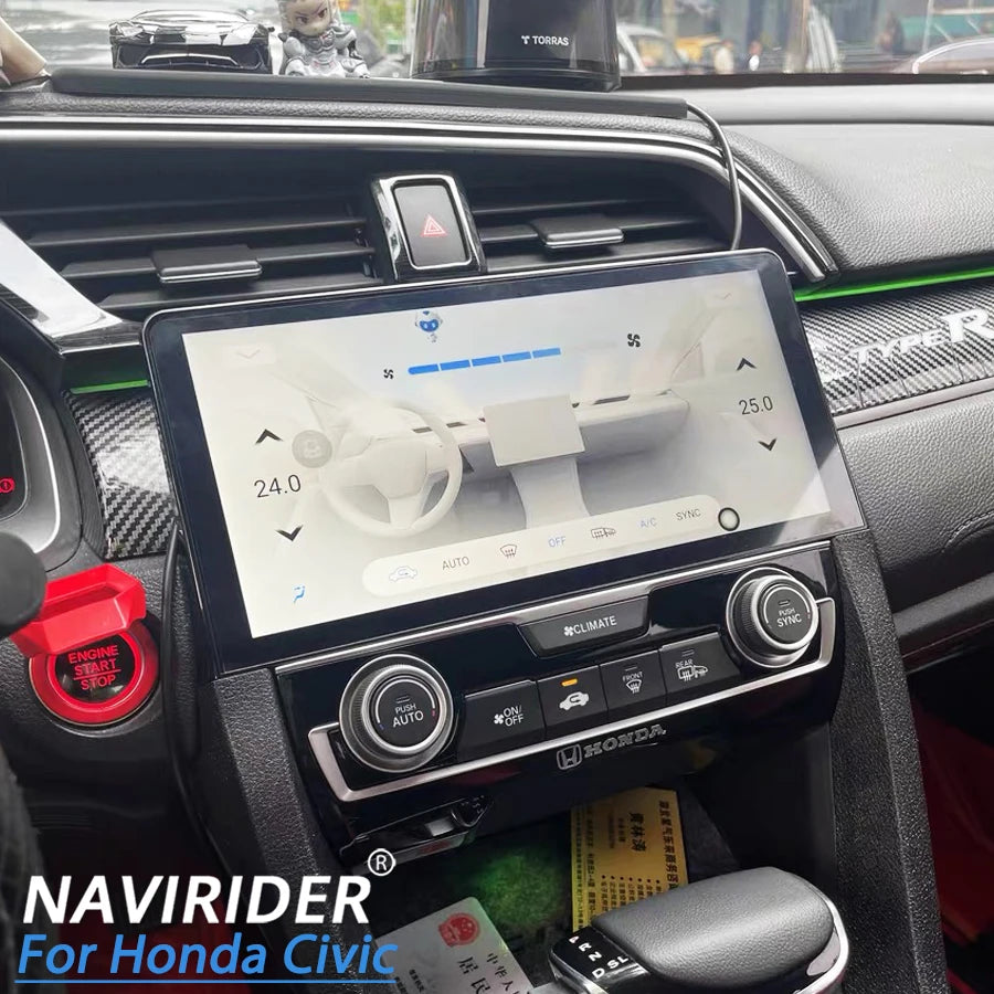 10.33inch Android For Honda Civic 2016 2017 2018 2019 2020 2021 Stereo GPS CarPlay Auto Ra