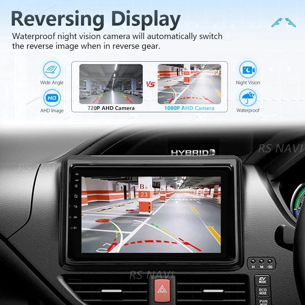 Android 16 Carplay Auto Qualcomm 2K QLED Screen Car Radio Player For Toyota Noah Voxy R80