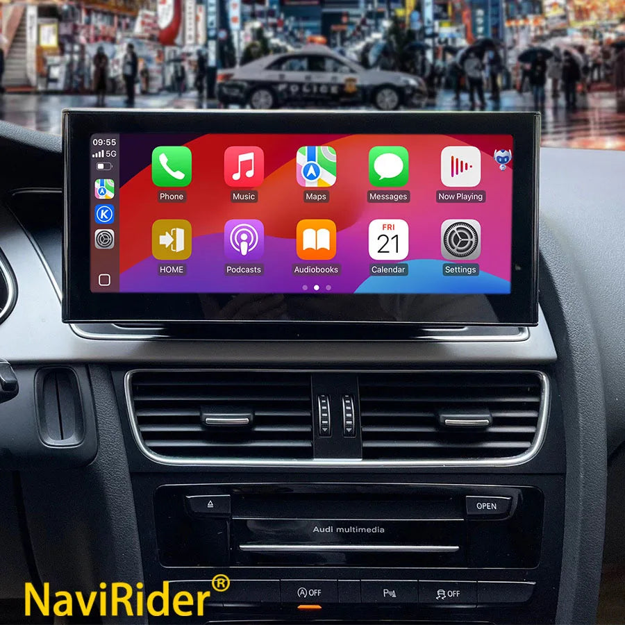 12.3Inch 1920*720 Qled Screen For AUDI A4 A5 2008-2016 Android 13 Car Radio Multimedia Vid
