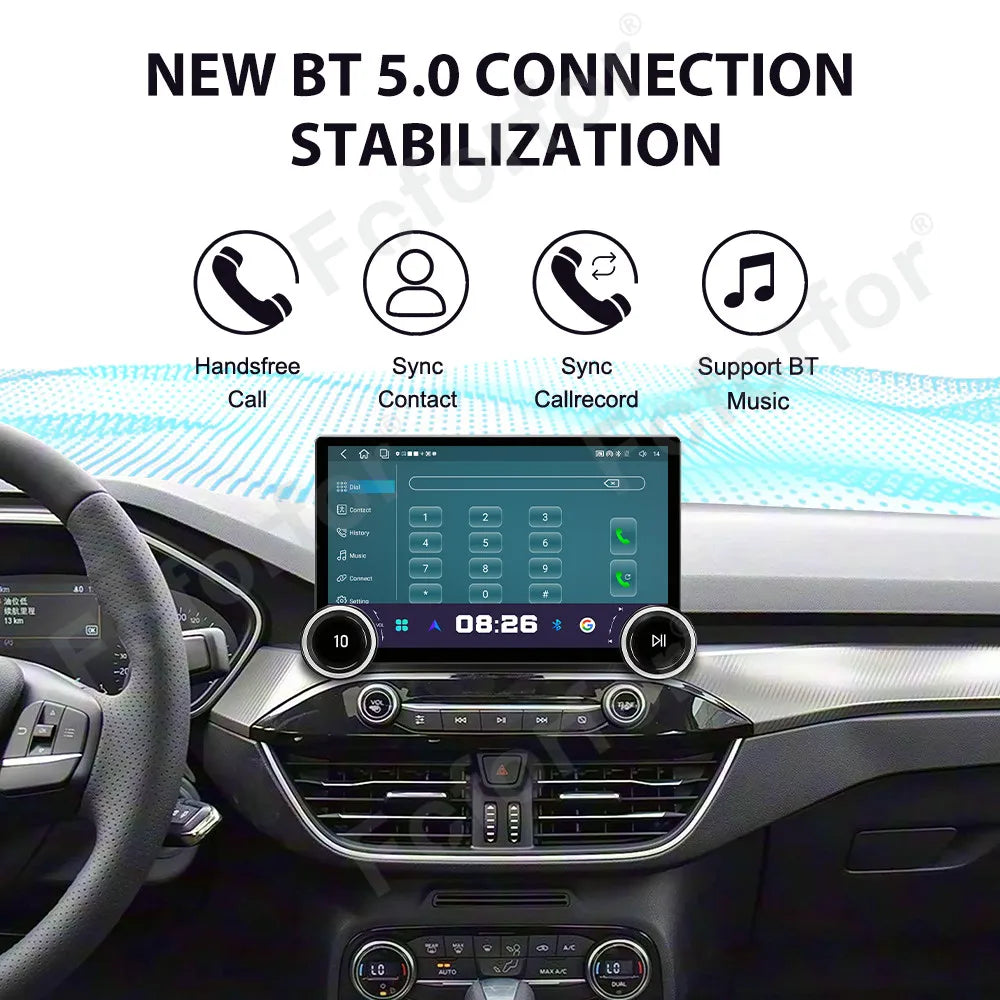 Multimedia HD Touch Screen Car Stereo Android 15 11.5 Inch Wireless CarPlay GPS Navigation