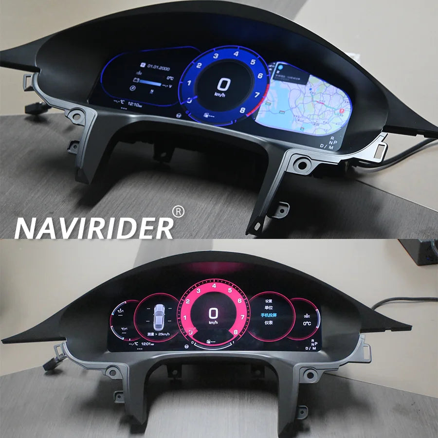 Car LCD Digital Cluster Panel With Carplay For Porsche Panamera 2010-2016 Virtual Cockpit  | AUTOKITSHOP