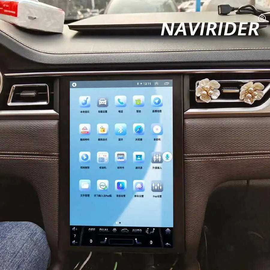 12.1inch Qled Touch Screen For JAC J7 Car Radio Carplay GPS Navigation Android Auto Multim