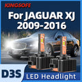 KINGSOFE D3S LED Headlight Car Light Bulbs 120W 30000LM Auto HID Lamp For JAGUAR XJ 2009 2