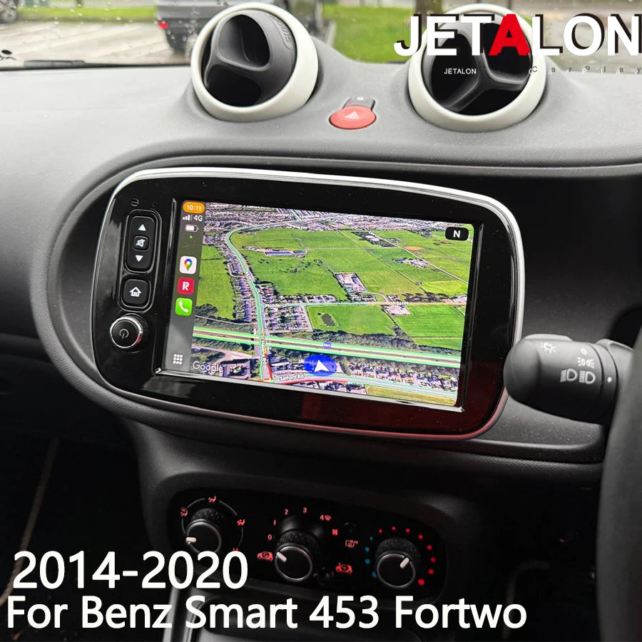RHD 8inch Android Car Radio For Benz Mercedes Smart 453 Fortwo 2014-2020 Car Stereo Multim