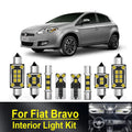 LED Interior Light Kit for Fiat Bravo I II 1 2 182 198 1995-2018 - Canbus Dome Map Door Trunk Bulbs | AUTOKITSHOP