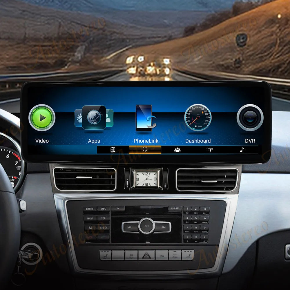 14.9 Inch Carplay Android 14 For Mercedes Benz ML GL X166 2012-2015 Car GPS Navigation Mul