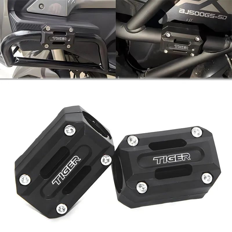For Triumph Tiger 660 800 900 GT PRO Rally Explorer 1200 1200 XCA XC Engine Protection Bumper Pr - Automotive LED Light