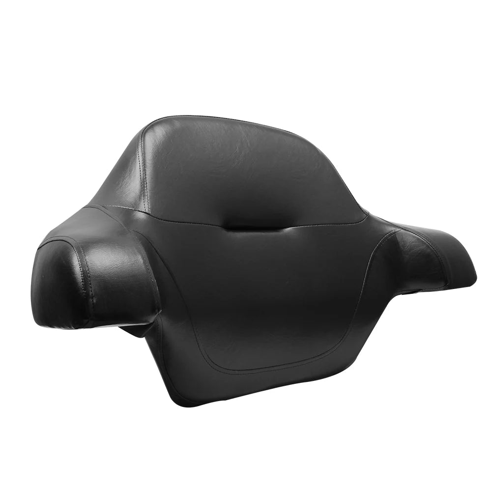 Motorcycle Black Tour Pack Trunk Backrest Pad For Harley Touring Electra Glide Road King 2014-20 - Automotive LED Light
