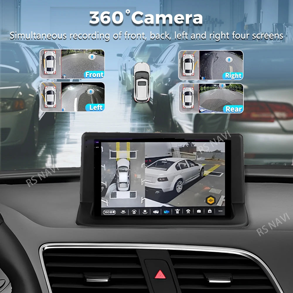 Plug and Play Android 16 For Audi Q3 1 8U 2011 - 2018 2K QLED Android Car Radio Multimedia