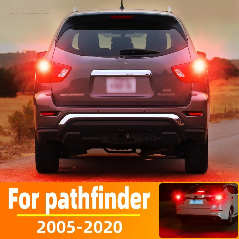 2-Piece LED Interior Light Kit for Nissan Pathfinder 3 R51 4 R52 Accessories 2005-2020 - Canbus Dome Map Door Trunk B...