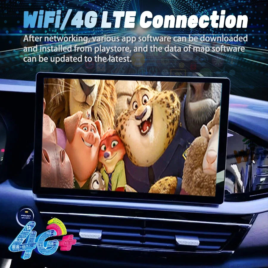 13.3'' AutoRadio For GAC Trumpchi GS8 2015 2016 2017 Android 13 GPS Car Multimedia Video P