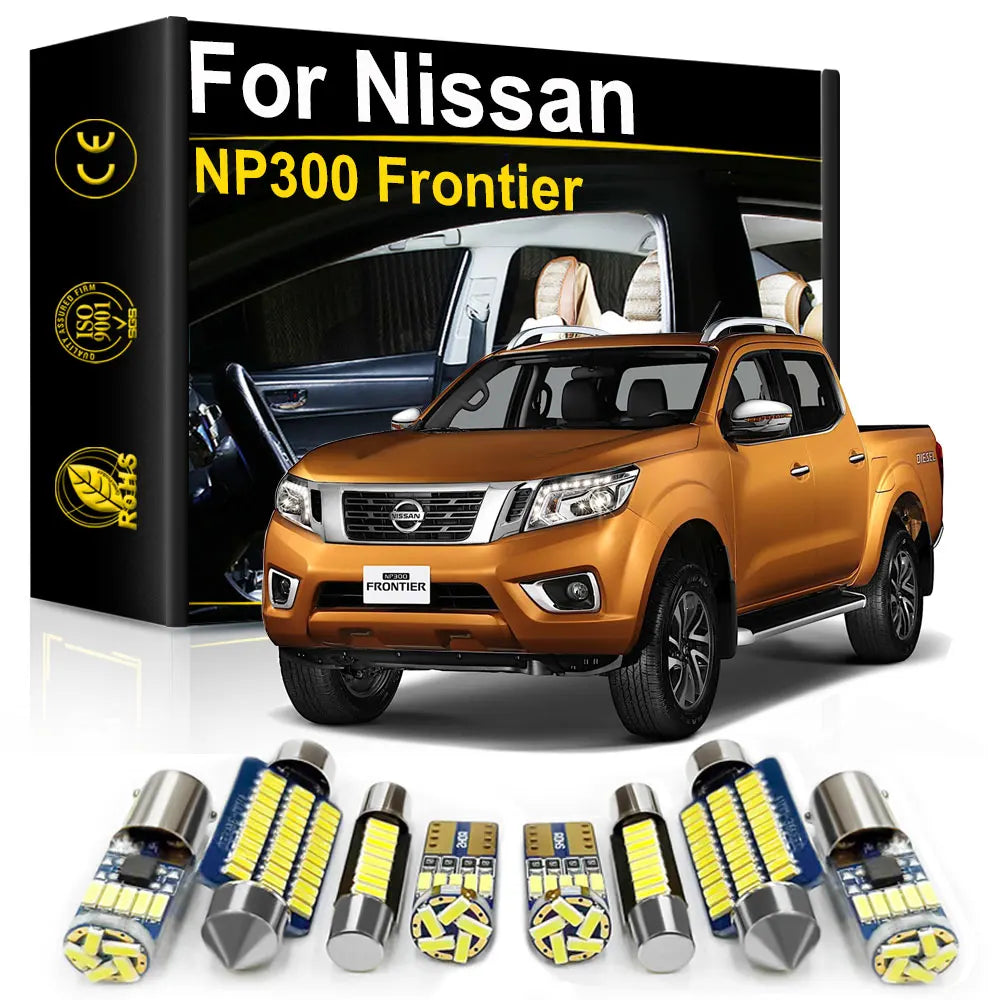 LED Interior Light Kit for Nissan NP300 Frontier - Canbus Error-Free Bulbs | AUTOKITSHOP
