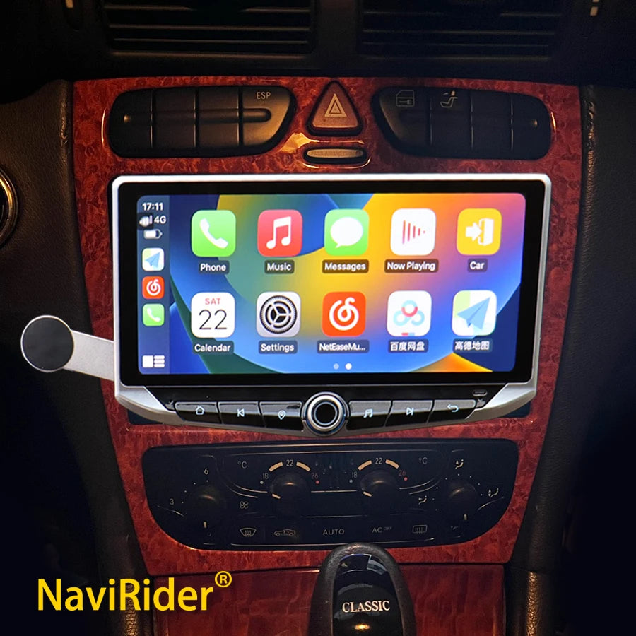 10.88inch Screen For Mercedes Benz C Class W203 C200 C320 C350 CLK W209 2002-2005 Android
