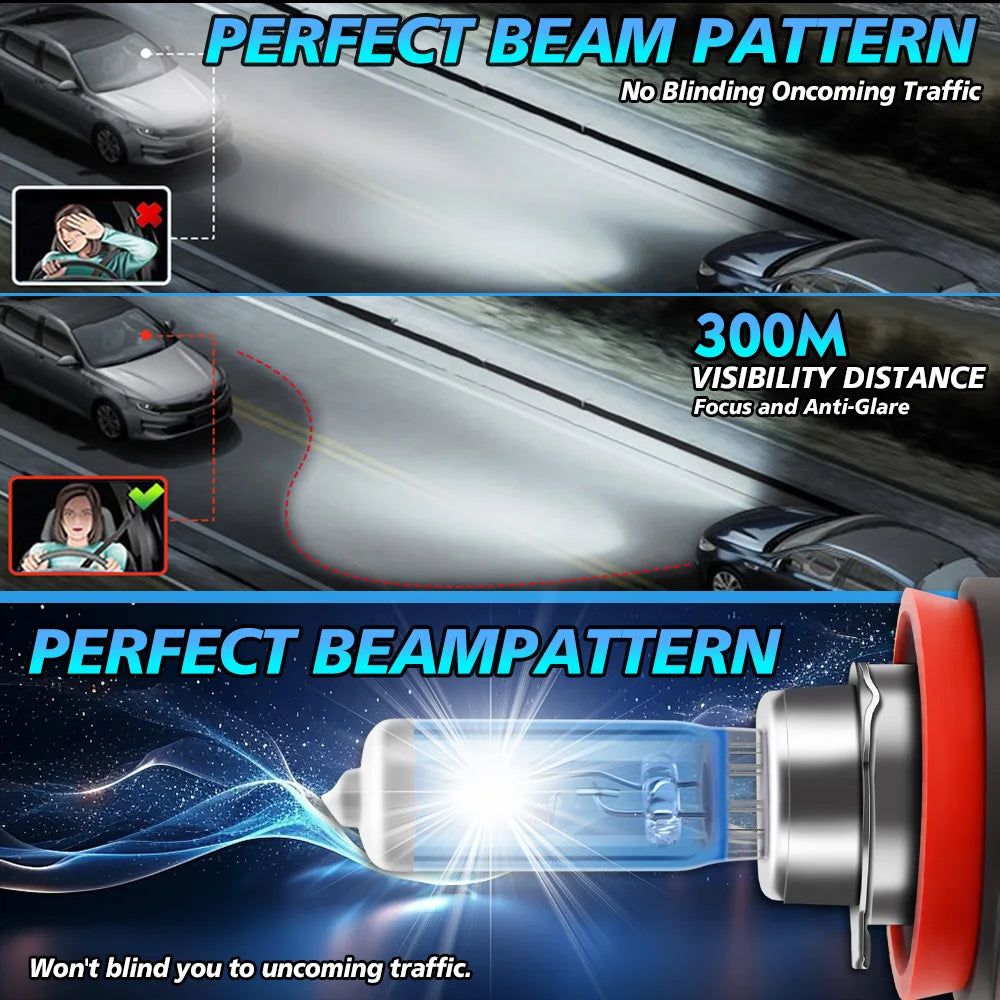 Halogen Headlight Bulbs For Subaru Outback 2015 2016 2017 2018 2019 High Beam Low Lights 6