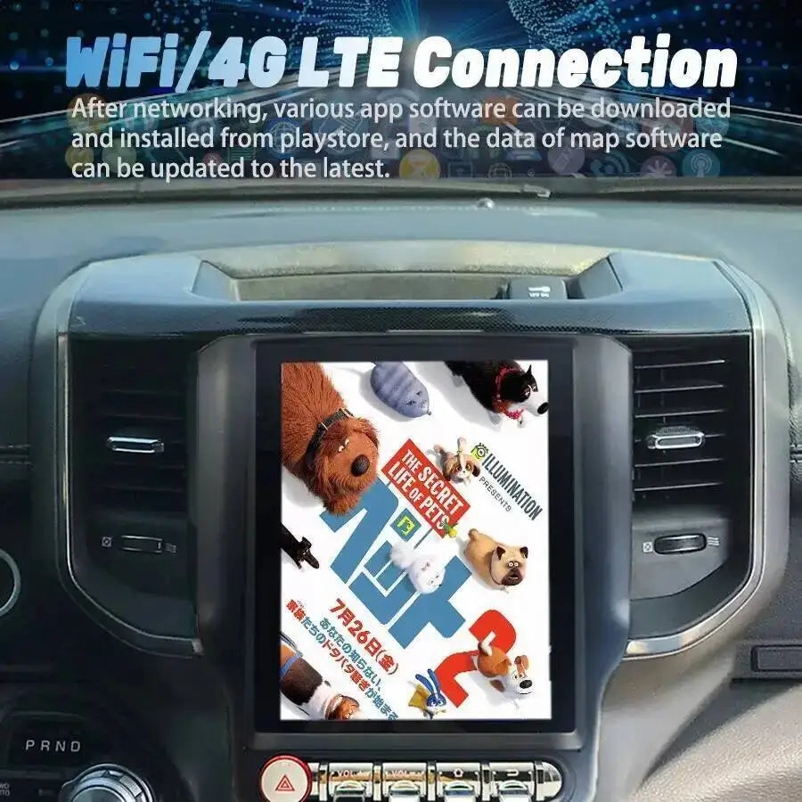 9.7inch For Dodge Ram 2019 Android 15 GPS Screen Navigation Navi Stereo Multimedia Video P
