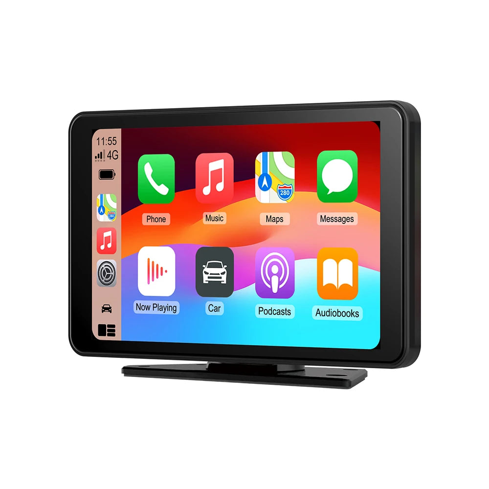 7 Inch Touch Screen Radio for Car Supporting Carplay & Android Auto Portable Wireless Carp | AUTOKITSHOP