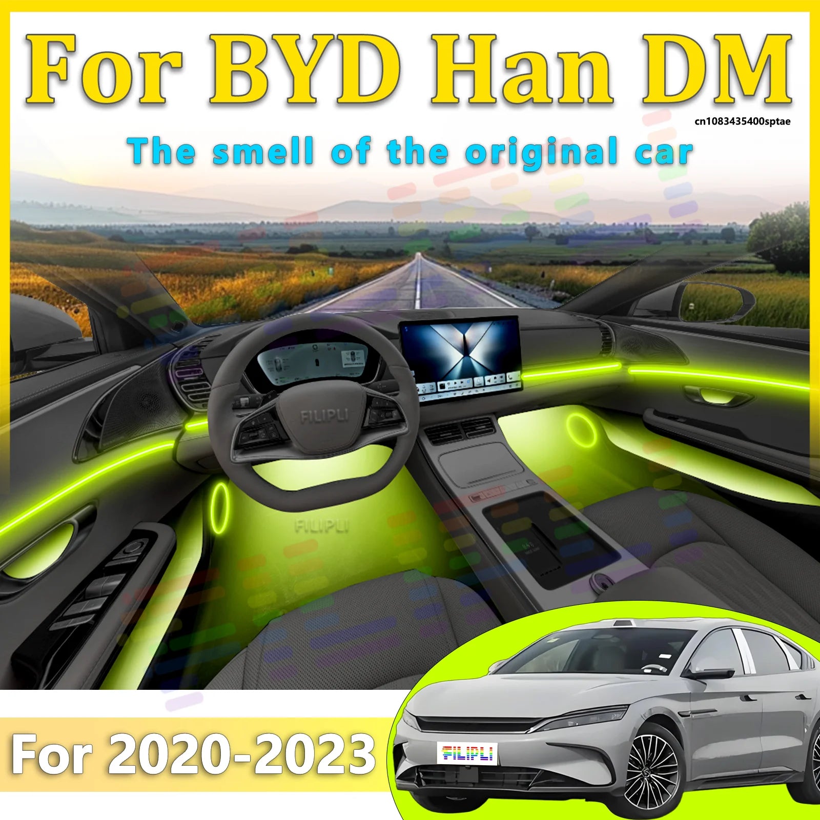 RGB - Ambient Light - for BYD 2020-2023 - Car Interior Lighting | AUTOKITSHOP