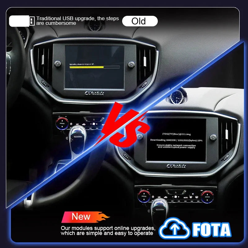 Wireless Carplay Interface for Maserati Quattroporte Ghibli 2013-2015 Android Auto Mirror-