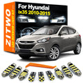 ZITWO 11Pcs LED Interior Light License Plate Lamp Kit For Hyundai ix35 2010 2011 2012 2013 2014  - Canbus LED Car Light