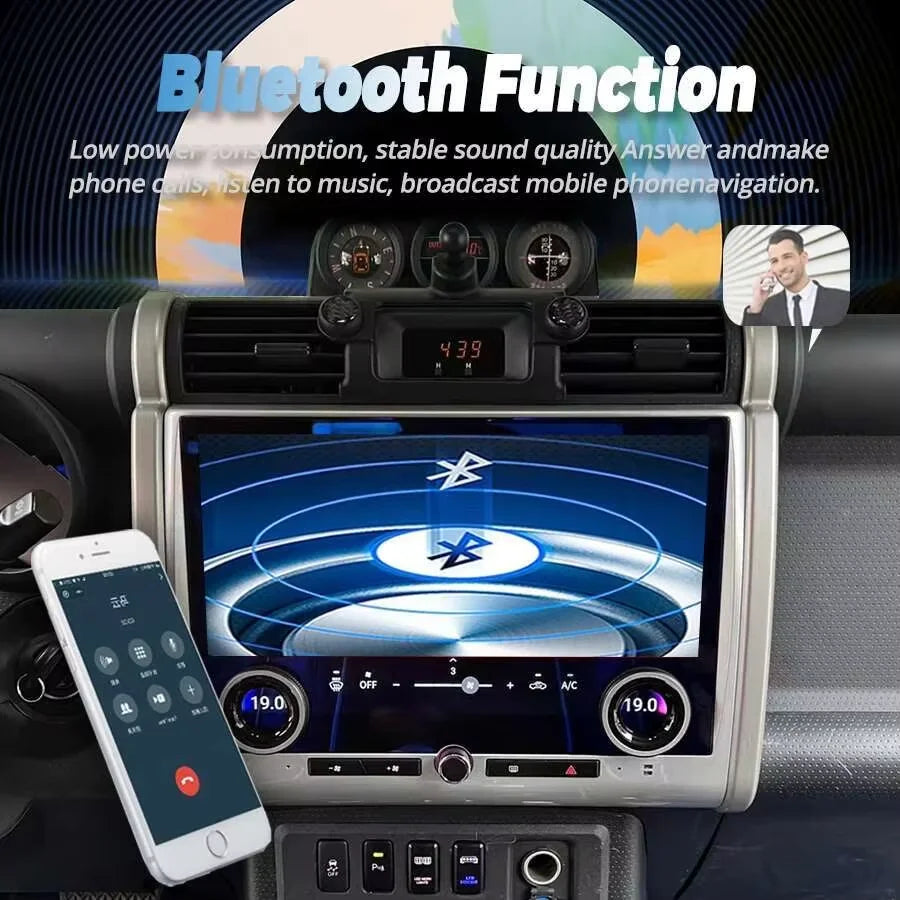 13.3“ Android Car Radio Multimedia Player For Toyota FJ Cruiser J15 2007-2024 Carplay Auto | AUTOKITSHOP