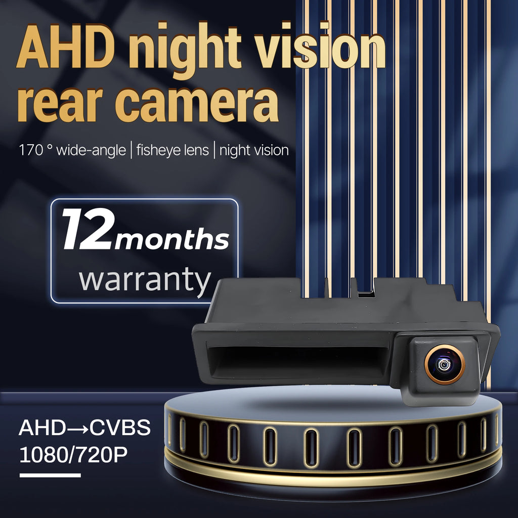 Trunk Handle Camera For Audi A1 A3 A4 A6 A6L S5 Q5 Q7 2008-2012 170 Degree Fish Eye Lens C