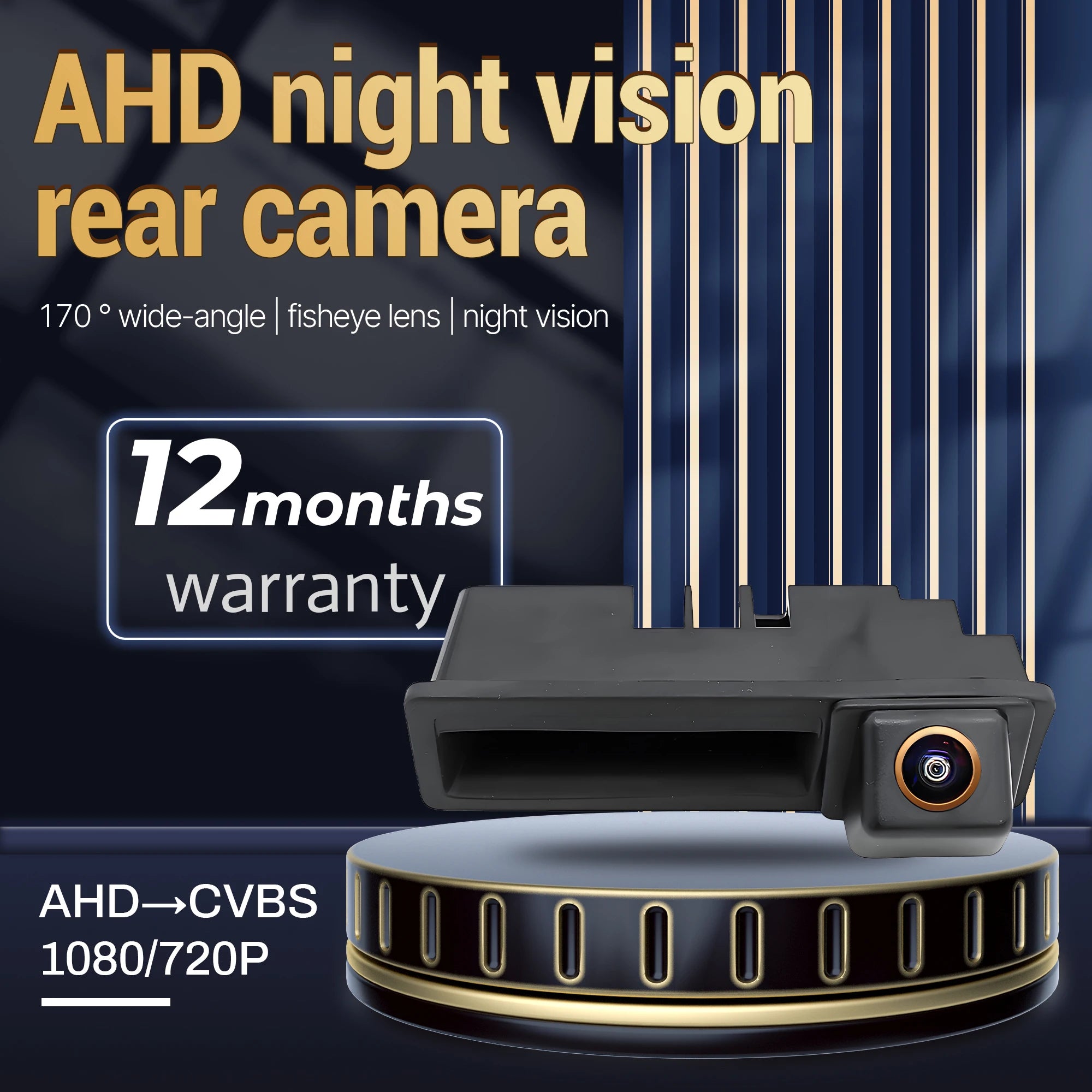 Trunk Handle Camera For Audi A1 A3 A4 A6 A6L S5 Q5 Q7 2008-2012 170 Degree Fish Eye Lens C