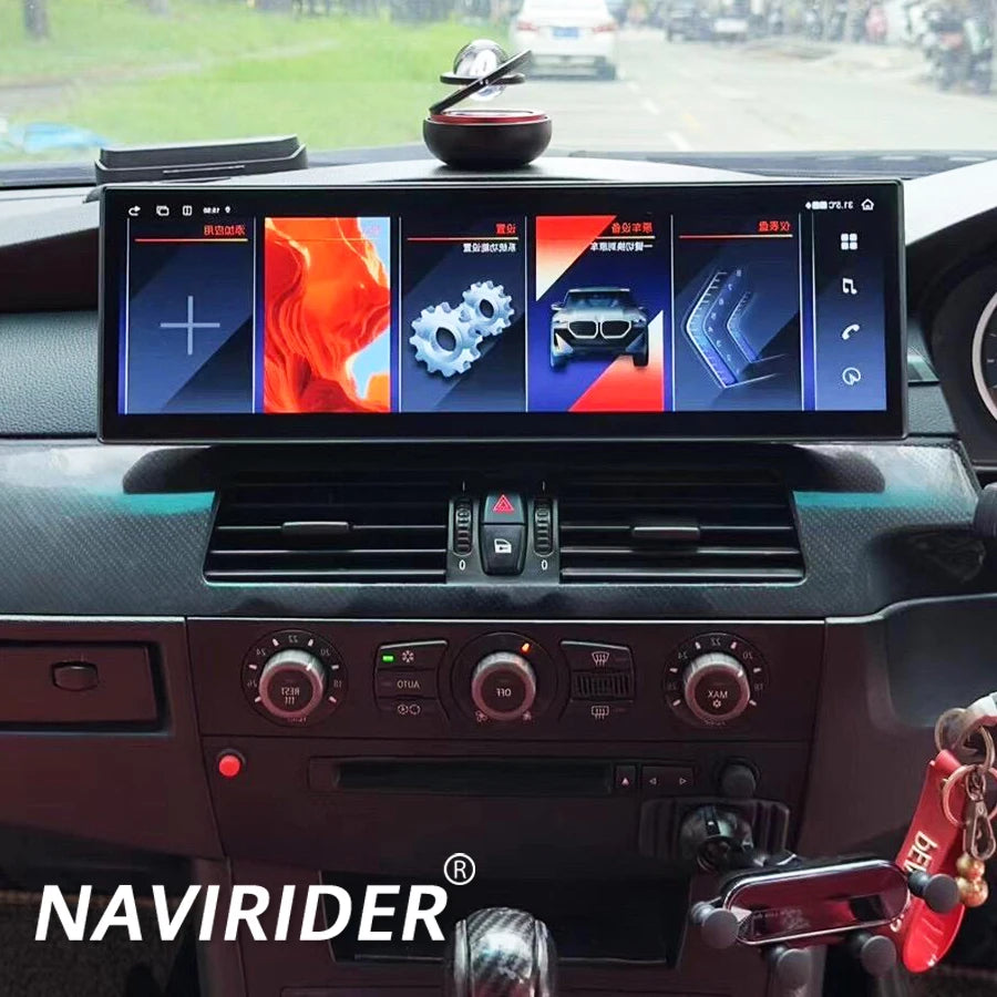 14.9/15.8'' Car Radio For BMW 5 Series E60 E61 CIC CCC System Multimedia Wireless CarPlay