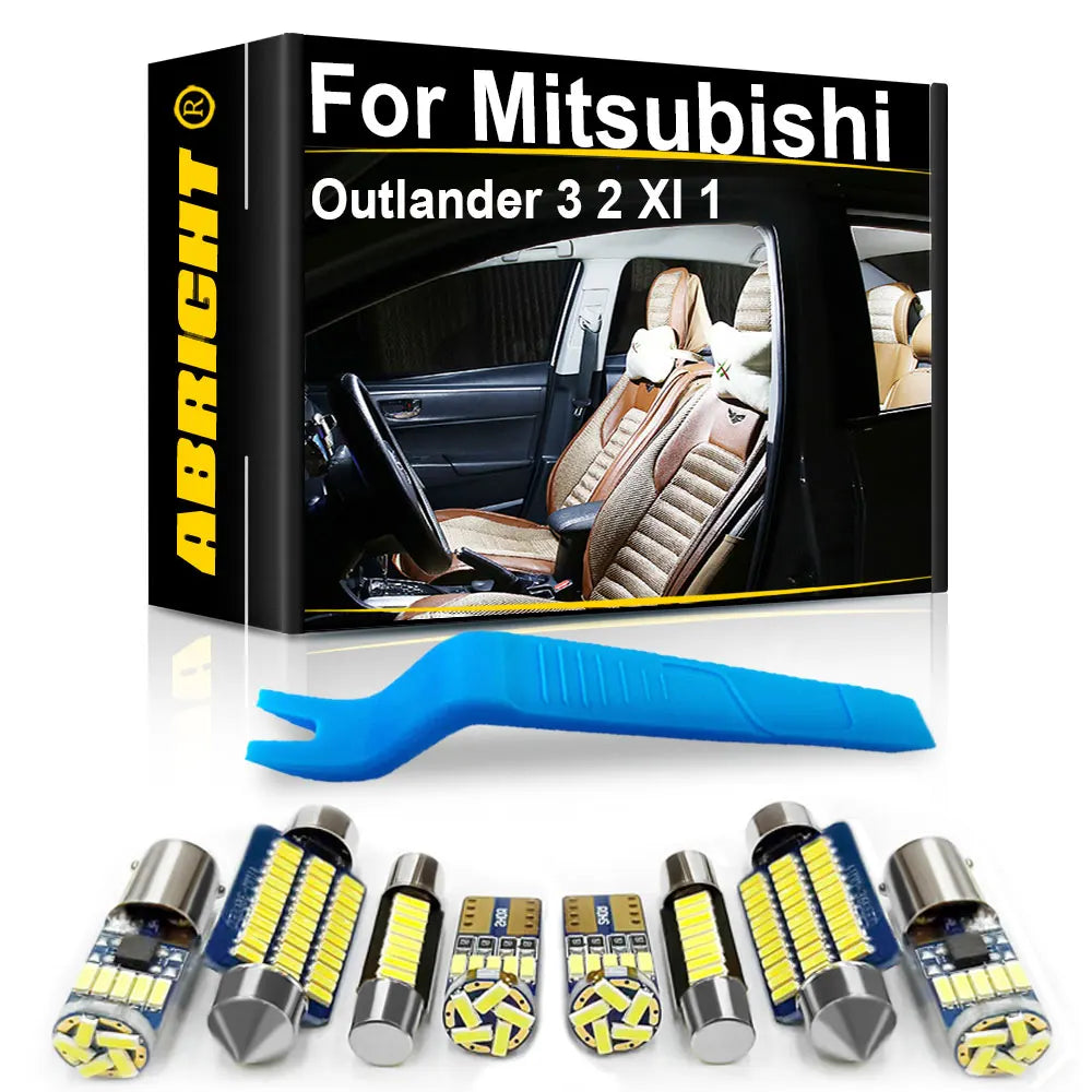 LED Interior Light Kit for Mitsubishi Outlander 3 2 XL 1 - Canbus Error-Free Bulbs | AUTOKITSHOP