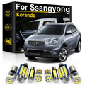 LED Interior Light Kit for Ssangyong Korando KJ C Sports - Canbus Error-Free Bulbs | AUTOKITSHOP
