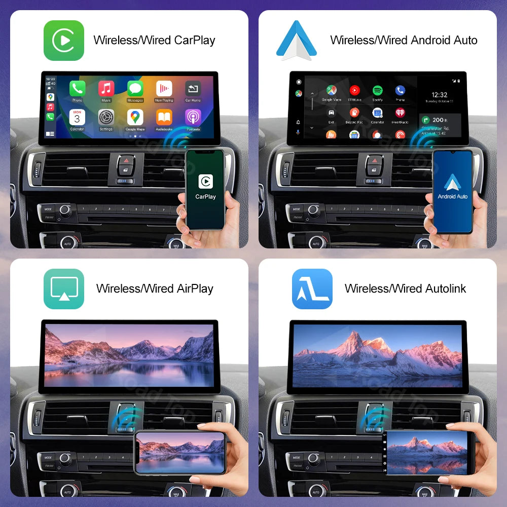 12.3" Ultra Touch Screen For BMW 1/2/3/4 Series F20/F21/F22/F30/F31/F33/F34/F36 Android Au | AUTOKITSHOP