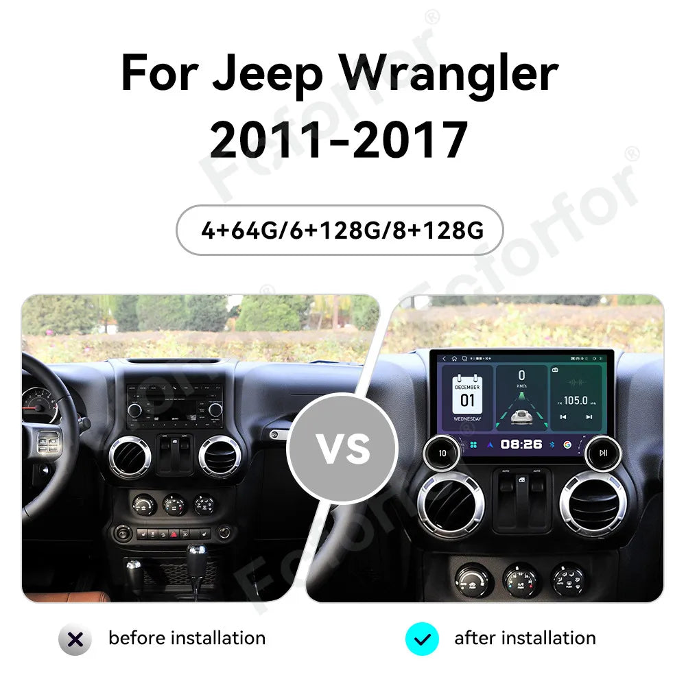 Modern Ultra Clear HD Display Android 15 11.5 Inch Wireless CarPlay GPS Navigation Stereo