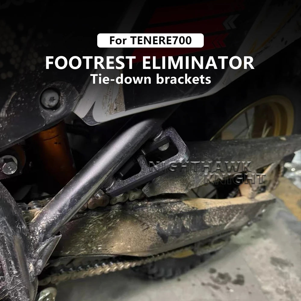 For Yamaha Tenere700 TENERE 700 T700 Rally Motorcycle Footstool Eliminator CNC aluminum alloy Si - Automotive LED Light