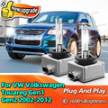 10000LM Bright HID Bulbs Xenon Headlight Lamp D1S Headlamp 6000K For VW Volkswagen Touareg