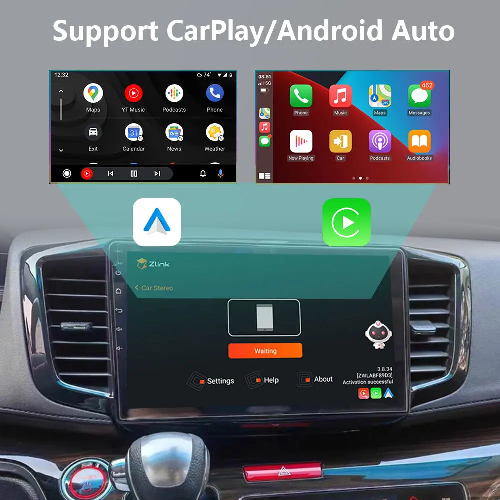 Android 16 Car Multimedia DVD Player For Honda Odyssey RC1 RC2 2013-2017t Carplay GPS Radi