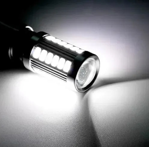 PY21W P21/5W 1156 Ba15s 1157 Bay15d For Car LED Bulbs Turn Signal Light 12V 33SMD 7000K Wh