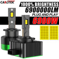 D1S Led Headlight D3S Canbus 6900W 6900000LM D4S D2S D8S Led 6000K White Super Bright D1R