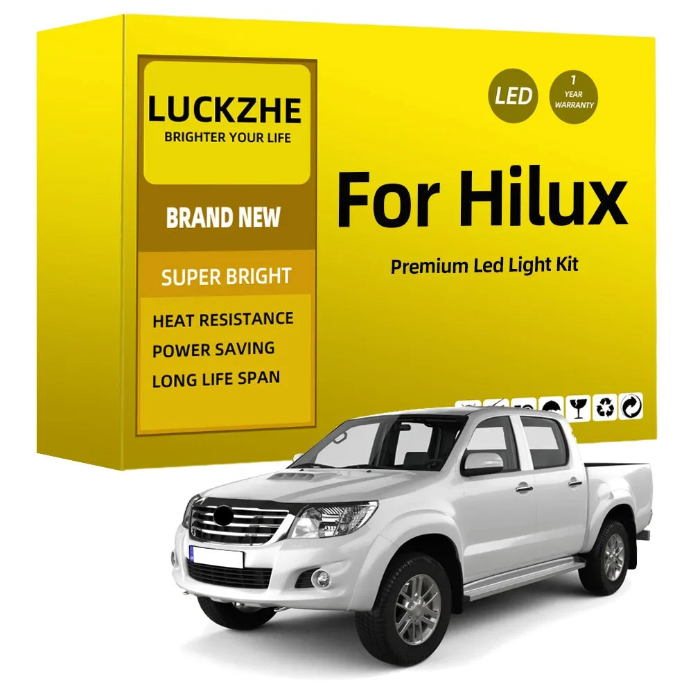 LED Interior Light Kit for Toyota Hilux 1972-2015 - Canbus Dome Map Door Trunk Bulbs | AUTOKITSHOP