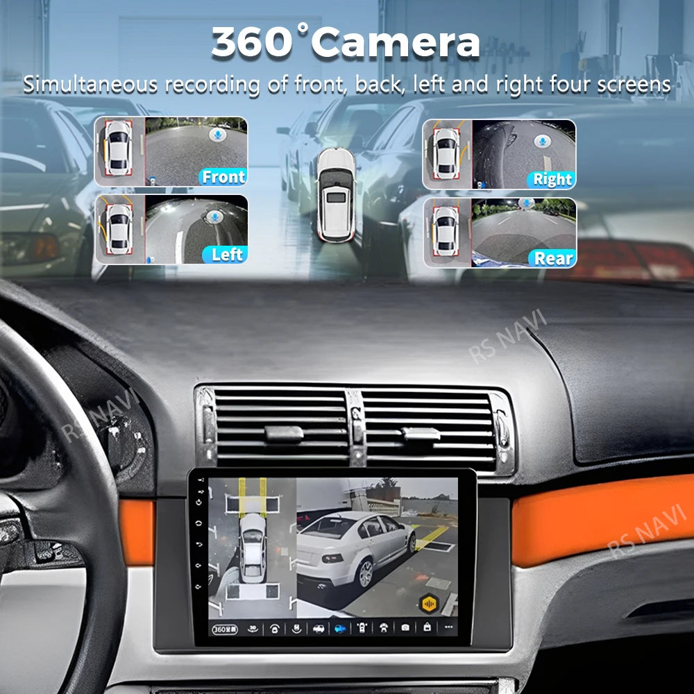 Android 16 For BMW 5 E39 1996 - 2003 E53 X5 M5 2K QLED Android Car Radio Multimedia Video